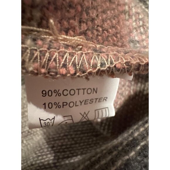 C+D+M Womens Medium Aztec Pattern Button-Up Shirt Jacket NEW - Picture 6 of 7